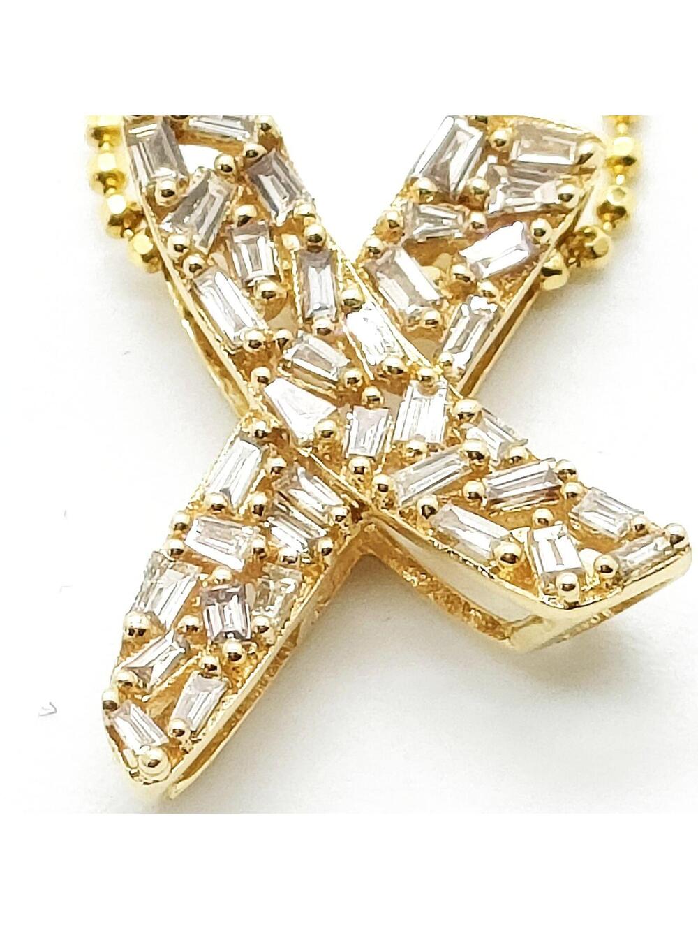 Jewelry Necklace Natural Diamond 0.3ct Gold 4110892